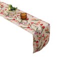 thumbnail image 1 of AUQ Table Runner,Flower Pattern Design Table Mats,Country Rustic Style Table Cover,31*200cm,Style7, 1 of 4