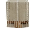 thumbnail image 1 of AUQ Table Runner,Handcrafted Jacquard Design Table Cover,Minimalist and Rustic Style Table Runners,33*183cm,Style1, 1 of 4