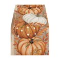 thumbnail image 1 of AUQ Table Runner,Harvest Theme Table Cloth,Warm Ambience Fall Colors Table Runners,Style21,33*183cm, 1 of 4