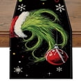 thumbnail image 1 of AUQ Table Runner,Holiday Table Decor Table Cloth,Natural Linen Material Stylish Seasonal Touch Table Runners,Style20,33*183cm, 1 of 4