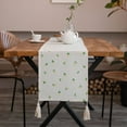 thumbnail image 1 of AUQ Table Runner,Vintage Print Design Table Runners,Lightweight Single-Layer Design Table Mats,33*180cm,Style10, 1 of 4