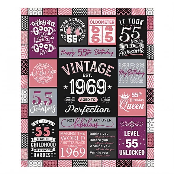 AUQ Throw Blanket,Bright Color Selection Throw Blanket for Couch,Personalized Style Bed Blanket,Style1,60*78in