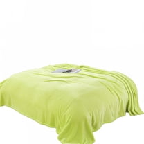 AUQ Throw Blanket,Double Flannel Insulation Throw Blanket for Couch,Maximum Warmth Layer Bed Throw Blanket,Green,40*60in