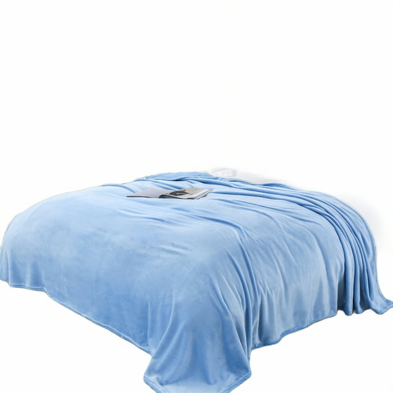 AUQ Throw Blanket,Fleece Velvet Plush Bed Blankets,Ideal Nap Blanket Soft Throw Blanket,Gray,20*28in