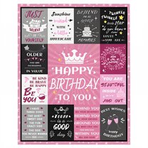 AUQ Throw Blanket,Foldable Travel Blanket Bed Blankets,Trendy Warm Accent,Cozy Blanket,Style1,27*40in