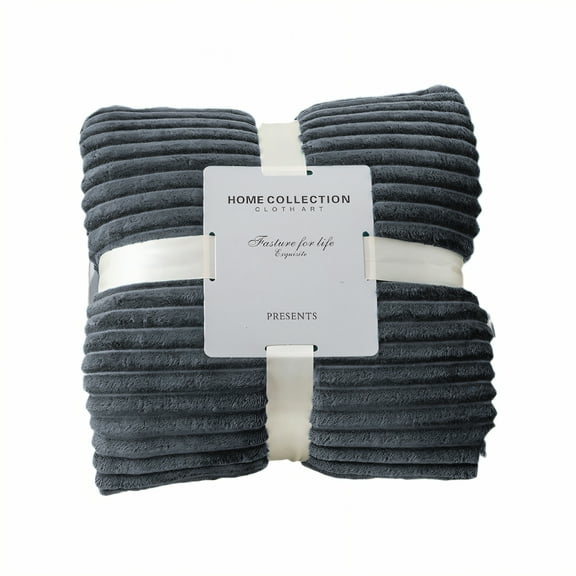 AUQ Throw Blanket,Gentle Comfortable Touch Throw Blanket for Couch,Cozy Nap Throw Bed Throw Blanket,Gray,47*78in