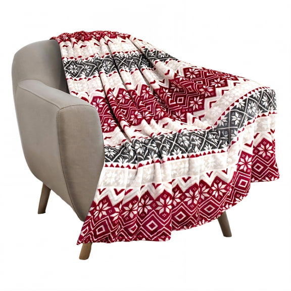 AUQ Throw Blanket,Plush Soft Feel Cozy Blanket,All-Season Use Throw Blanket for Couch,Style1,27*40in