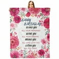 thumbnail image 1 of AUQ Throw Blanket,Sleep Blanket Layer Warm Blanket,Smooth Snuggle Surface Bed Blankets,Style1,40*51in, 1 of 4