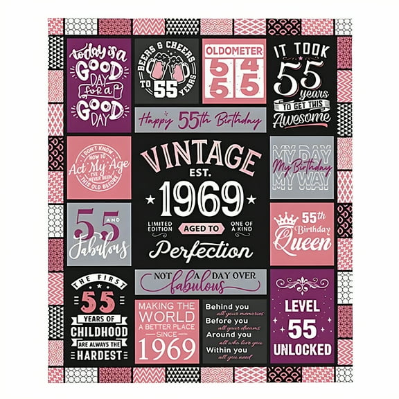 AUQ Throw Blanket,Stylish Lounge Throw Couch Throw Blanket,Portable Nap Bed Blankets,Style1,51*60in