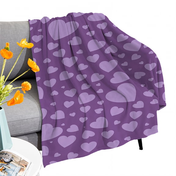 AUQ Throw Blanket,Thermal Insulation Layer Cozy Blanket,Multi Season Blanket Bed Blankets,Style2,40*51in