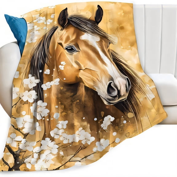 AUQ Throw Blanket,Thick Flannel Layer Throw Blanket for Couch,Easy Care Maintenance Throw Blankets,Style1,40*60in