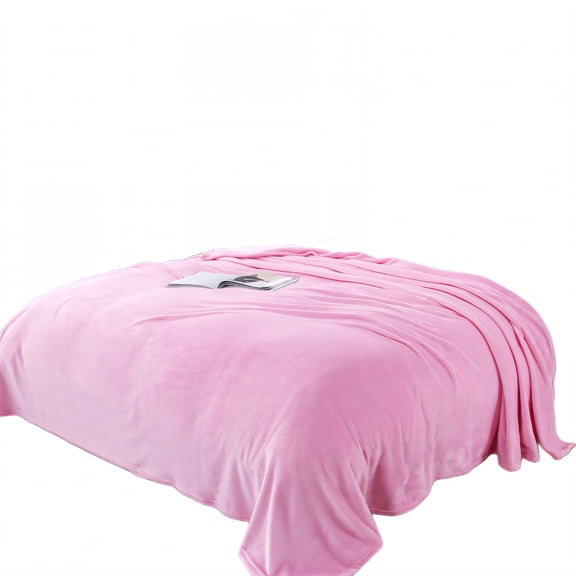 AUQ Throw Blanket,Thickened Flannel Layers Bed Blankets,Enhanced Thermal Warmth Couch Throw Blanket,Black,20*28in