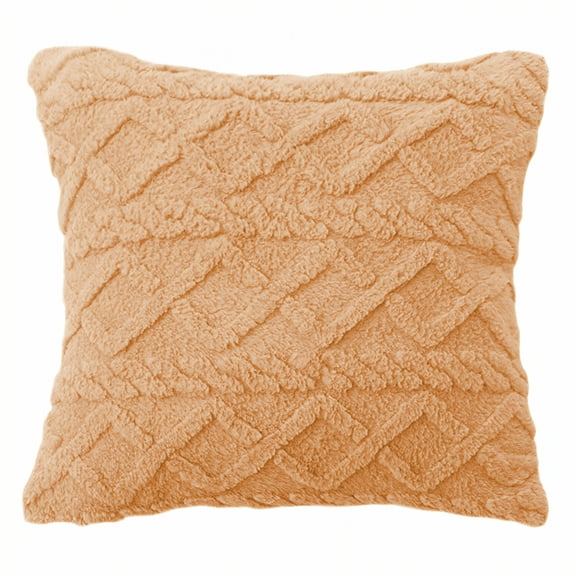 AUQ Throw Pillow Covers,Camouflaged Zip Cushion Covers,Stain Resistant Decorative Pillow Covers,Khaki,16"x16"