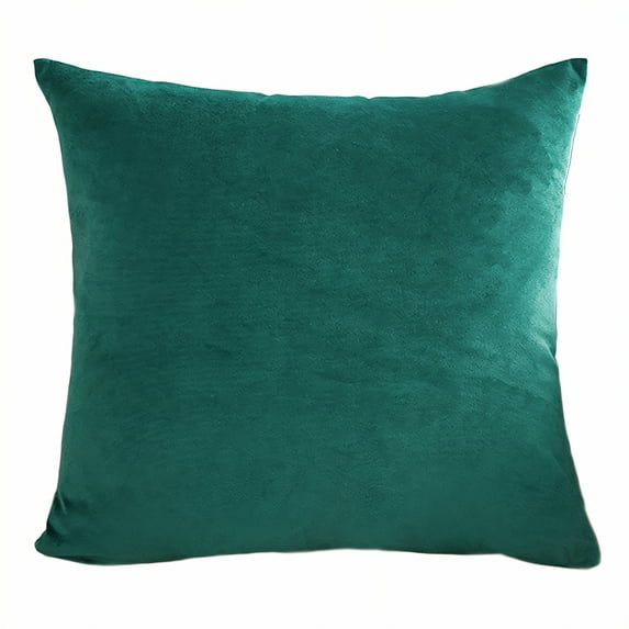 AUQ Throw Pillow Covers,Colorfast Fabric Decorative Pillow Covers,Low Profile Zip Couch Pillow Covers,Green2,12"x20"