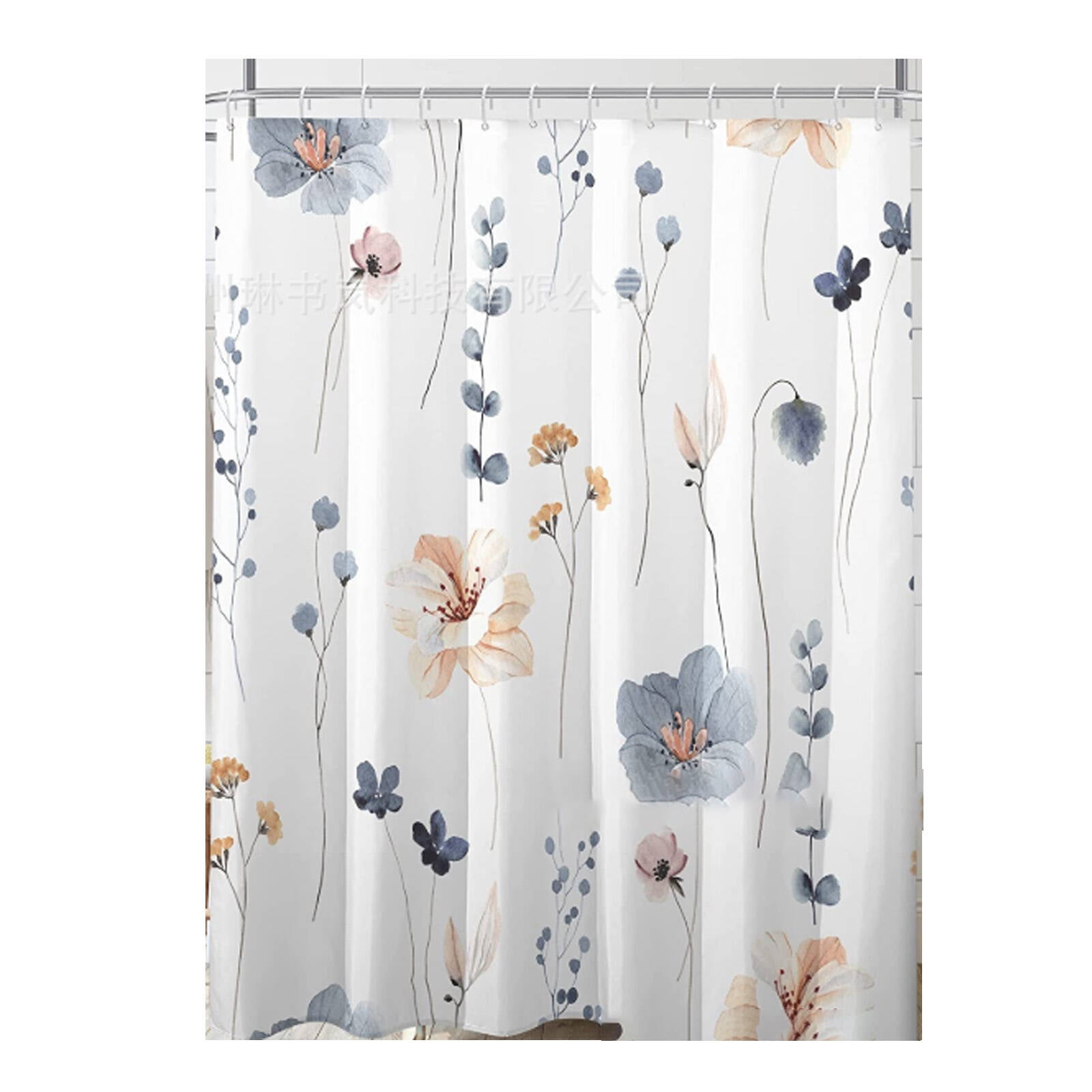 AUQ Vintage Shower Curtain,Waterproof and Mold-Resistant Shower Curtain ...