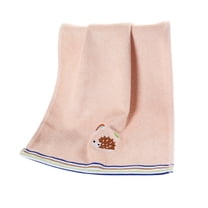 AUQ Wash Cloth,Dense Absorbent Fiber Surface Face Cloths for Washing Face,Even Stitch Alignment Wash Rags,Pink,19.69*9.84*0.39in