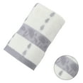 thumbnail image 1 of AUQ Wash Gags for Body,Plush Loop Arrangement Design Face Cloths,Stable Moisture Retention Hand Towels for Bathroom,Gray,29.53*13.78*0.39in, 1 of 7