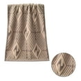 thumbnail image 1 of AUQ Wash Gags for Body,Soft Breathable Loop Texture Wash Rags,Colorful Ribbon Cotton Detailing Face Cloths,Coffee,29.53*13.78*0.39in, 1 of 7