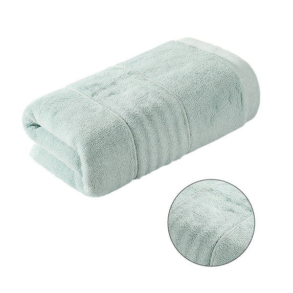 AUQ Wash Gags for Body,Soft Comfortable Cotton Fabric Wash Cloths for Your Face,Reinforced Precision Thread Work Face Towel,Green,29.53*13.78*0.39in