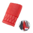 thumbnail image 1 of AUQ Wash Gags for Body,Soft Comfortable Yarn Layer Hand Towels,Even Neat Loop Construction Hand Towel,Red,29.53*13.78*0.39in, 1 of 7