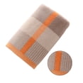 thumbnail image 1 of AUQ Wash Gags for Body,Soft Fluffy Cotton Loop Wash Cloths,Colorful Ribbon Accent Texture Hand Towels for Bathroom,Orange,29.53*13.78*0.39in, 1 of 7