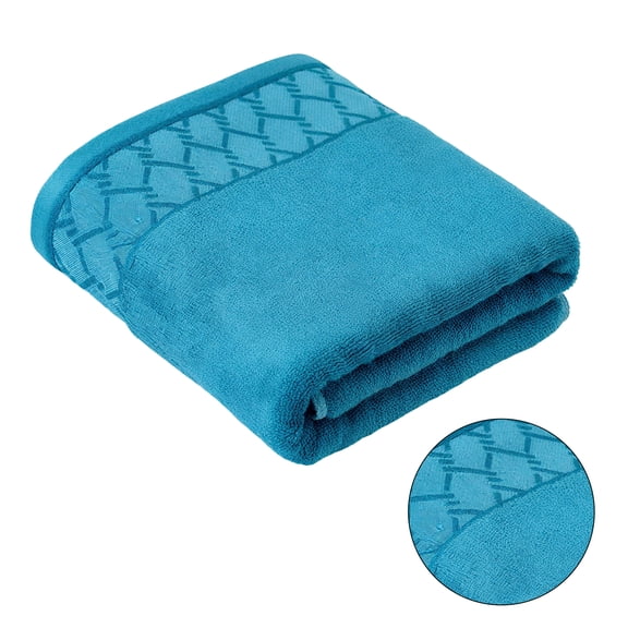 AUQ Wash Gags for Body,Soft Plush Loop Formation Face Towel,Strong Water Absorption Small Towels,Blue,29.53*13.78*0.39in