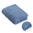 thumbnail image 1 of AUQ Wash Gags for Body,Thick Pure Cotton Weave Hand Towels for Bathroom,Soft Fluffy Absorbent Loops Hand Towels,Blue,29.53*13.78*0.39in, 1 of 7