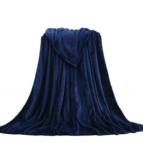 AUQ Weighted Blanket,Pure Color Coral Fleece Cozy Blanket,Breathable and Mul-Purpose Heavy Blanket,Dark,19.7"×27.5"