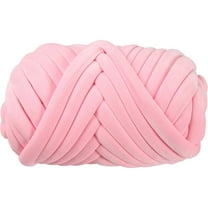 AUQ Yarn for Crocheting Washable Acrylic Chunky Yarn Elastic Softness Crochet Yarn Pink