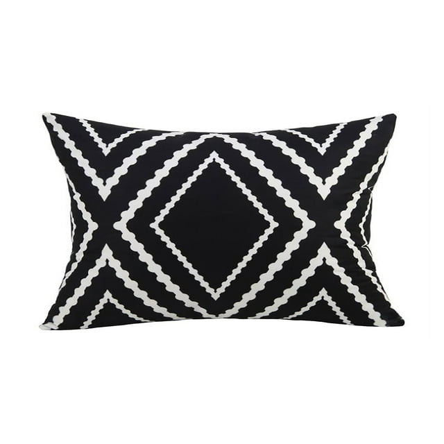 AUQ huntermoon Machine Washable Pillowslip Double-sided Printing Waterproof Decorative Oil-proof Set Of 2 White 45*45cm Pillowcase