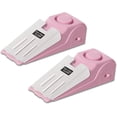 thumbnail image 1 of AUR 2 Pack Portable Door Stop Alarm, Door Stopper with 120db Loud Security Alarm, Travel Door, Doorstops Wedge Sensors Security Devices for Traveling Apartment Hotel and Home (Pink), 1 of 14