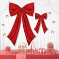 thumbnail image 1 of AUR Red Bow Decor 2 Pack,Large & Small Red Coquette Room Backdrop Wall Decor for Christmas Decorations Bachelorette Bridal Shower Bow Valentines Xmas Decor, 1 of 16