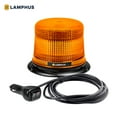 thumbnail image 1 of AURA 5" 12W LED Beacon Warning Strobe Light [SAE Class 1] [38 Flash/Rotate Patterns] [9' Cigarette Lighter Adapter] Warning Emergency Vehicle Lights for Cars & Trucks - Amber, 1 of 8