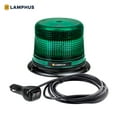 thumbnail image 1 of AURA 5" 12W LED Beacon Warning Strobe Light [SAE Class 1] [38 Flash/Rotate Patterns] [9' Cigarette Lighter Adapter]Warning Emergency Vehicle Lights for Cars & Trucks - Green, 1 of 8