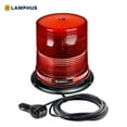 thumbnail image 1 of AURA 7" 12W LED Beacon Warning Strobe Light [SAE Class 1] [38 Flash/Rotate Patterns] [9' Cigarette Lighter Adapter] Warning Emergency Vehicle Lights for Cars & Trucks- Red, 1 of 8