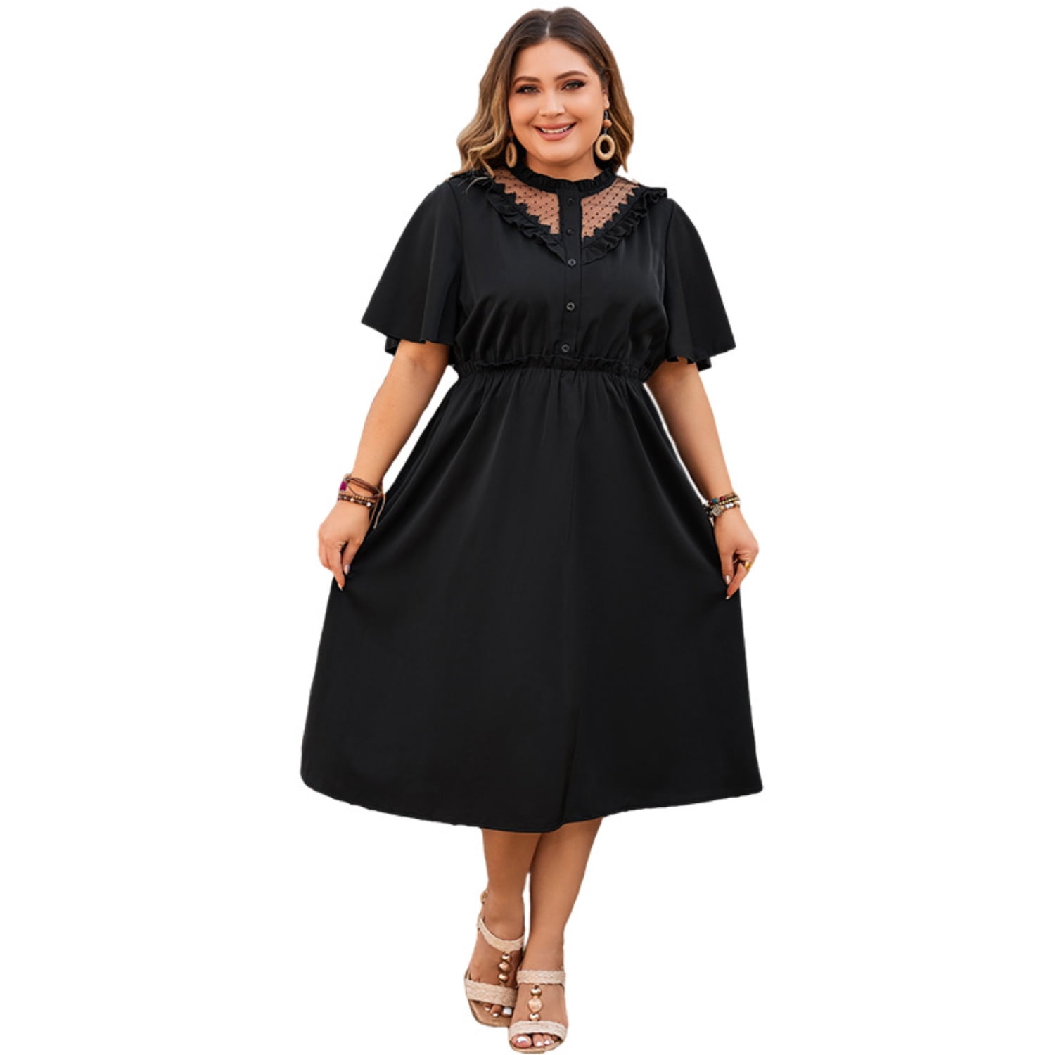 strapless black sequin prom dress Feathers with Slit – FancyVestido Black Floral Embroidered Puff US Size:11 event:Mother Of Bride