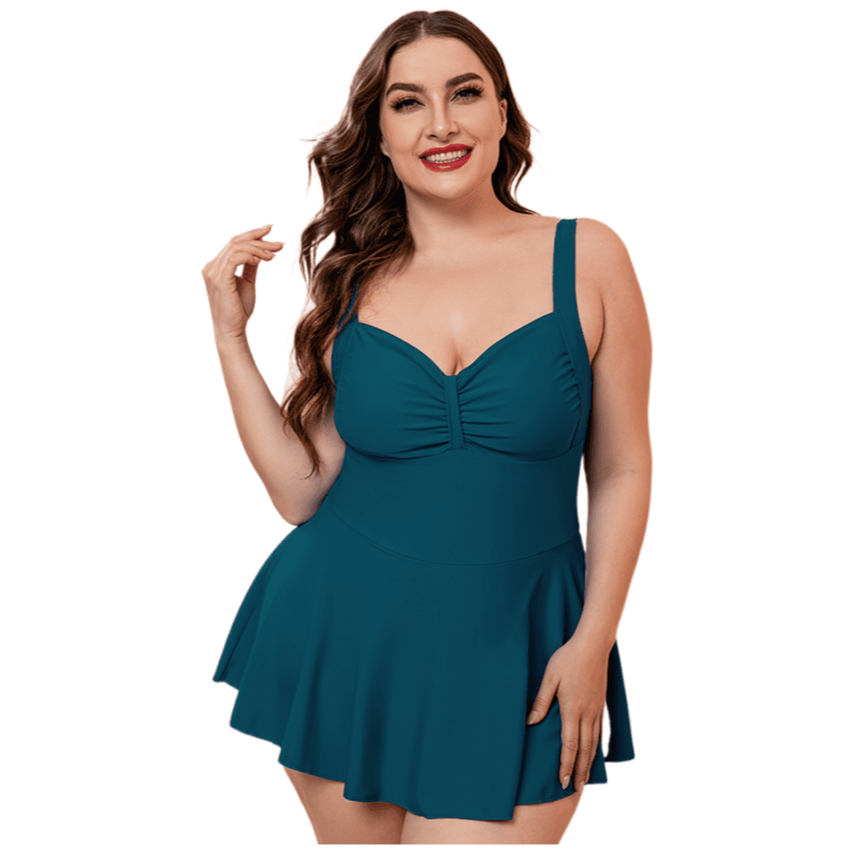 venus dress – Annie's Ibiza Online Size::XL(Fit for EU 44-46, US 12-14, UK/AU 16-18, IT 48-50) Pink Petite Ditsy Floral warm tone