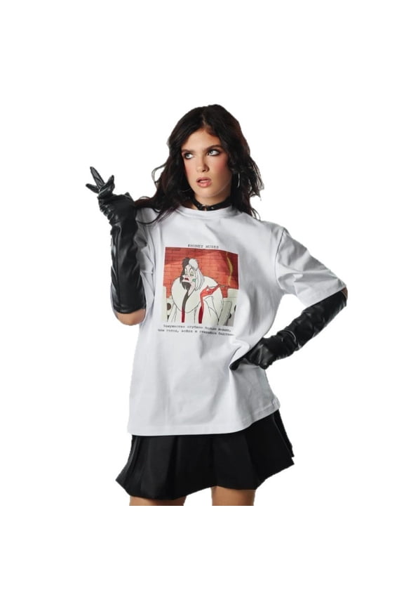 Women Cotton Graphic T Shirt Loose Fit Short Sleeve Casual Anime Print Summer Tee