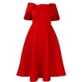 thumbnail image 1 of AURA Women Elegant Cloak Banquet Party Dress High Waist Pleated Midi Socialite Evening Gown 2024 Summer, 1 of 9