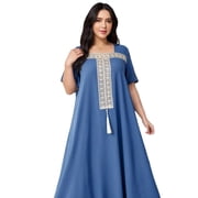 sachin and babi light blue dress Plain Cotton Black Casual Wear Couple's Outfit