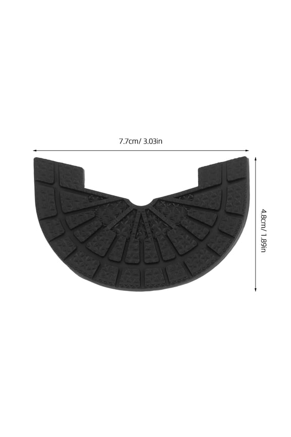 1 Pair Rubber Heel Pads for Shoes, Non- Walking Heel Protectors with Noise Reduction, Insoles for Comfort