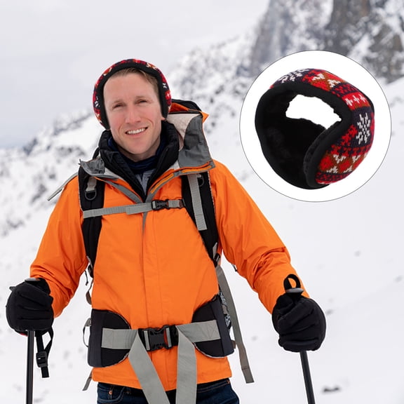 AURARMLET Warm Earmuff Acrylic Fibers Friends Skiing Snowboarding 1Pc 7.9x6.3x4.3in