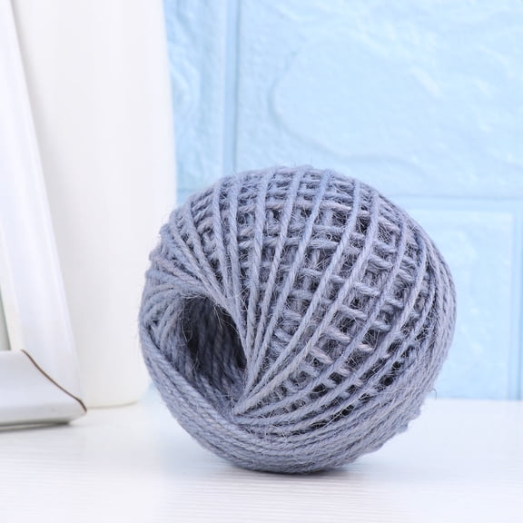 AURARMLET Grey Hemp Rope 1 Roll for Crafting, Gardening, Packaging, Household Use, and Versatile Twine