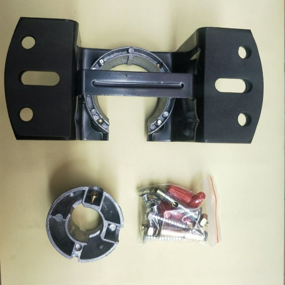 AURARMLET 1Set Ceiling Fan Mounting Bracket Kit Black Metal Stable Support for Indoor and Outdoor Fans