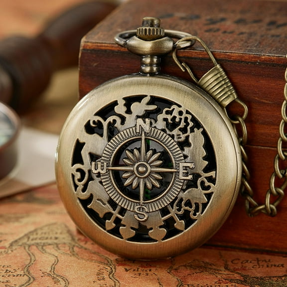 AURARMLET 1 Set Direction Finding Compass Zinc Alloy Round For Scouting Navigation