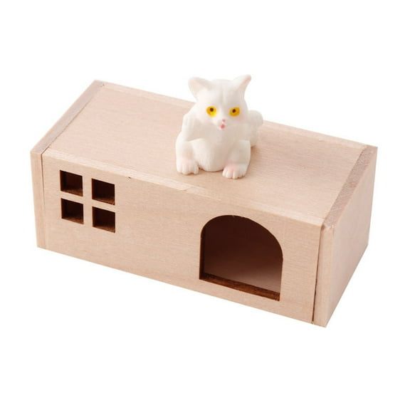 AURARMLET Dollhouse Pet Accessories Realistic Animal Figures for Home Use