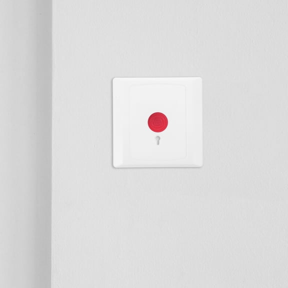 AURARMLET 1 Set Emergency Shut Off Switch Red Plastic Button Box for General Users in Emergencies