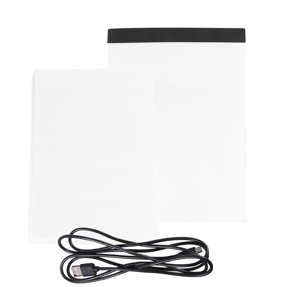 AURARMLET 1 Set Glow Drawing Board for Kids Slim Backlit Tracing Pad White Acrylic for Home Use