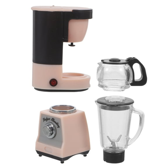 AURARMLET Miniature Dollhouse Kitchen Set with Dollhouse Coffee Maker for Adults - 1 Complete Set