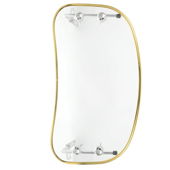 AURARMLET Motorcycle Windshield Set with Transparent Rubber Seal for Scooter and Bike Accessories